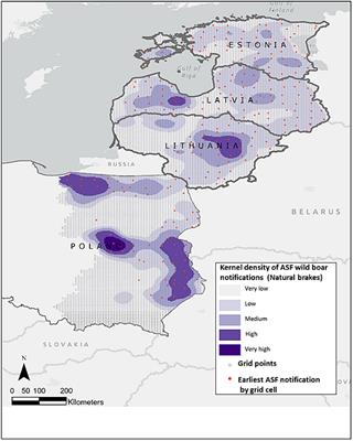 Spatial and temporal analysis of African swine fever front-wave velocity in wild boar: implications for surveillance and control strategies